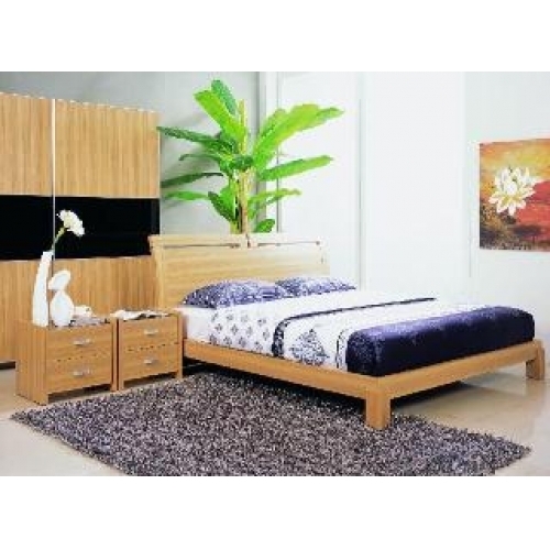 Giường ngủ gỗ veneer GN-TP03